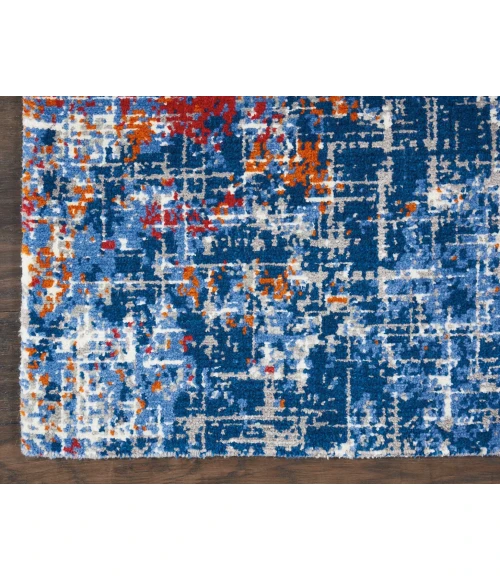 Nourison Twilight Area Rug TWI25 Red/Blue 8'6" x 11'6"
