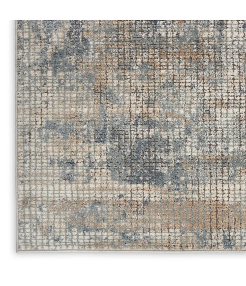 Nourison Quarry Blue Beige QUA02 3 ft. X 5 ft. Rect. Rug