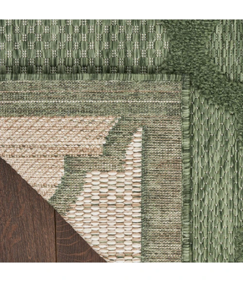 Nourison Home Easy Care Green NES01 2 ft. 2 in. X 7 ft. 6 Rectangle Rug