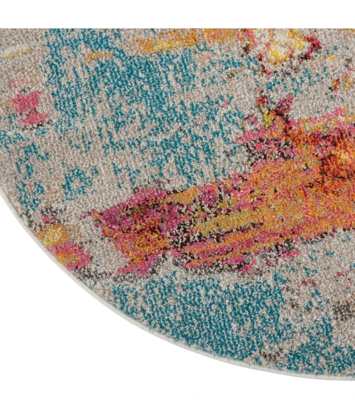 Nourison Celestial Round Area Rug CES02-Sealife