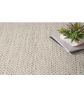 Nourison Courtyard Ivory/Silver COU01 6 ft. Square Rug
