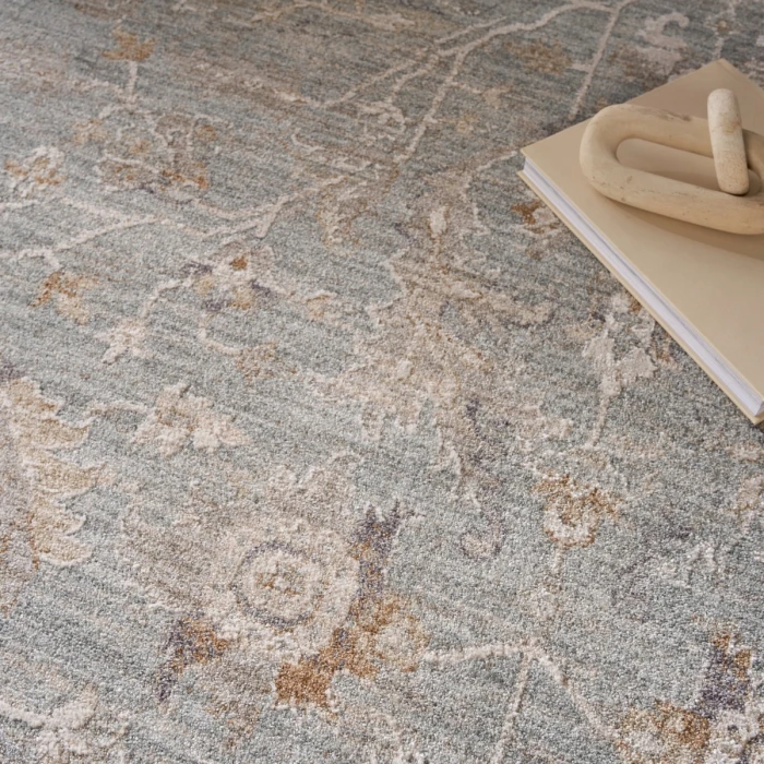 Nourison Infinite Blue Ivory IFT01 4 ft. X 6 ft. Rect. Rug