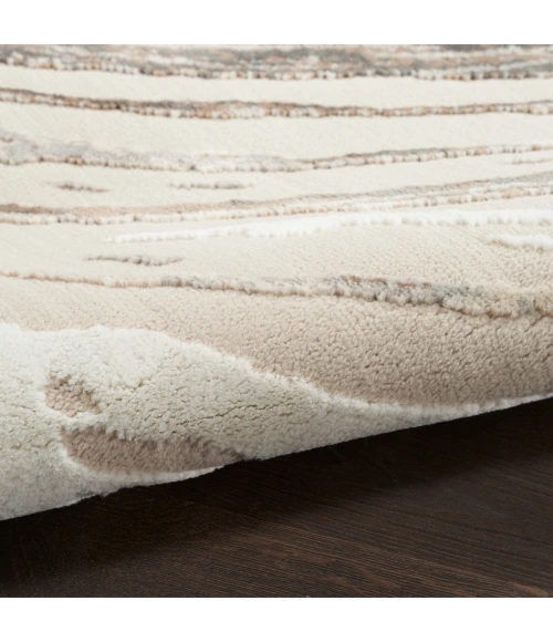 Nourison Sustainable Trends Beige Grey SUT05 5 ft. X 7 ft. Rect. Rug