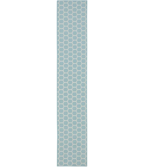 Nourison Twist Reversible Aqua TWS01 12 ft. Rect. Rug
