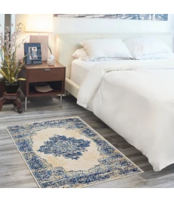 Nourison Home Grafix GRF14 White 3 ft. X 5 ft. Area Rug