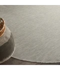 Nourison Positano Round Area Rug POS01-Lt Grey