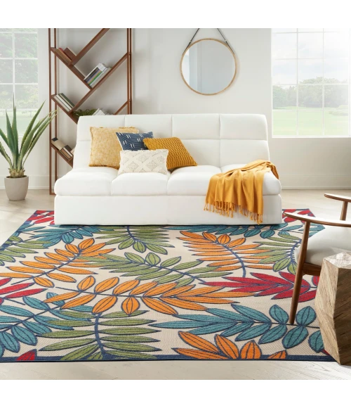 Nourison Aloha Area Rug ALH18 Multicolor 10' x 14'