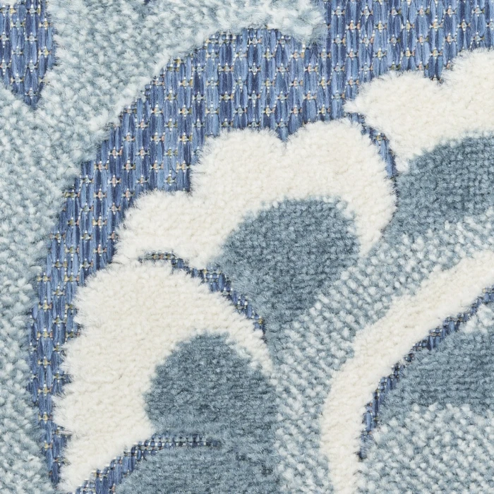 Nourison Aloha Blue ALH17 2 ft. 8 in. X 4 ft. Rect. Rug