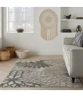 Nourison Aloha Area Rug ALH05 Silver Grey 5'3" x 7'5"
