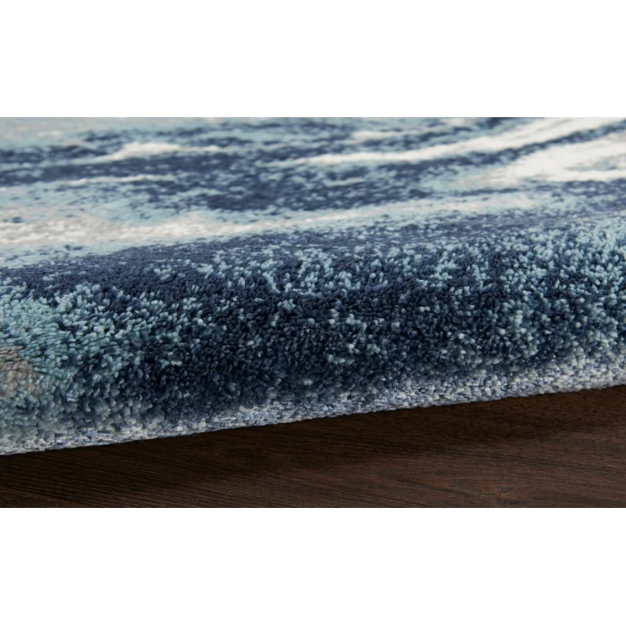 Nourison American Manor Blue Ivory AMR03 7 ft. 10 in. X 9 ft. 10 in. Rectangle Rug