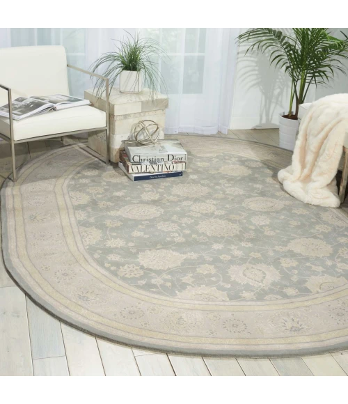 Nourison Home Nourison 2000 Slate 2204 7ft.6in. x 9ft.6in. Oval Oval Rug