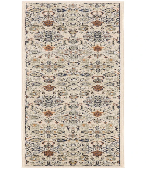 Nourison Allur Beige ALR03 2 ft. 3 in. X 7 ft. 6 in. Rectangle Rug