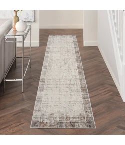 Nourison Home Elation ETN05 Ivory Grey 2 ft. 2 in. X 12 ft. Area Rug
