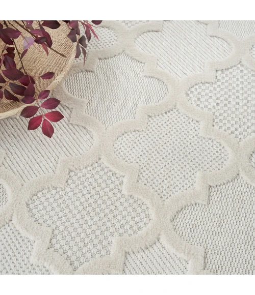 Nourison Easy Care Area Rug NES01 Ivory/White