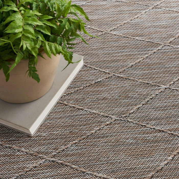 Nourison Washable Solutions Grey/Mocha WSL01 8 ft. X 10 ft. Rect. Rug