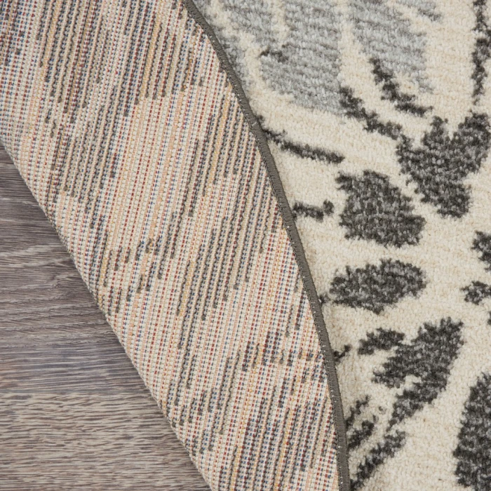 Nourison Passion Round Area Rug PSN17-Charcoal/Blue