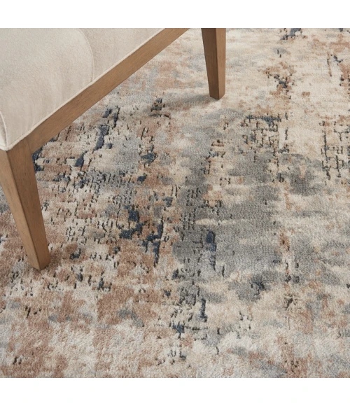 Nourison Quarry Beige Grey QUA01 6 ft. X 9 ft. Oval Rug