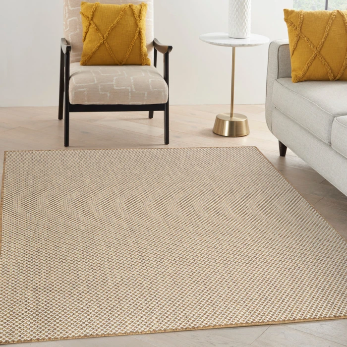 Nourison Home Courtyard Jute Ivory COU01 5 ft. X 7 ft. Rectangle Rug
