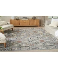 Nourison Allur Grey ALR03 9 ft. X 12 ft. Rectangle Rug