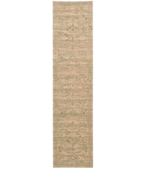 Nourison Silk Elements Runner Area Rug SKE29-Sand