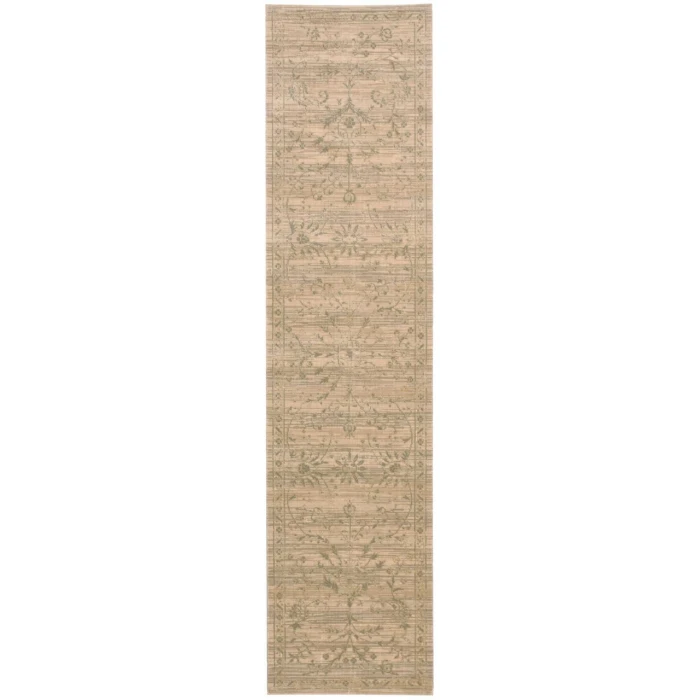 Nourison Silk Elements Runner Area Rug SKE29-Sand