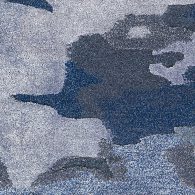 Nourison Prismatic Area Rug PRS05 Blue 7'9" x 9'9"