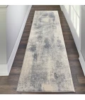 Nourison Rustic Textures Runner Area Rug RUS02-Blue/Ivory