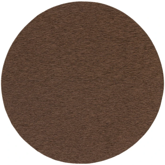 Nourison Washable Solutions Mocha WSL01 8 ft. X Round Rug