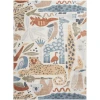 Nourison Home Astra Machine Washable ASW01 Ivory 5 ft. 3 in. X 7 ft. Area Rug
