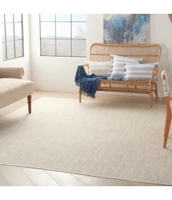 Nourison Home Courtyard COU01 Ivory Silver 10 ft. X 14 ft. Area Rug