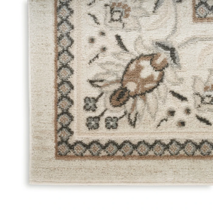 Nourison Serenity Home Ivory Mocha SRH02 10 ft. X 14 ft. Rect. Rug