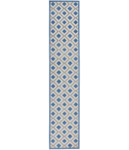 Nourison Aloha Area Rug ALH26-Blue/Grey