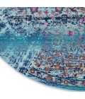 Nourison Vintage Kashan Round Area Rug VKA02-Blue
