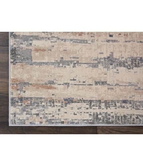 Nourison Rustic Textures Area Rug RUS04-Beige/Grey