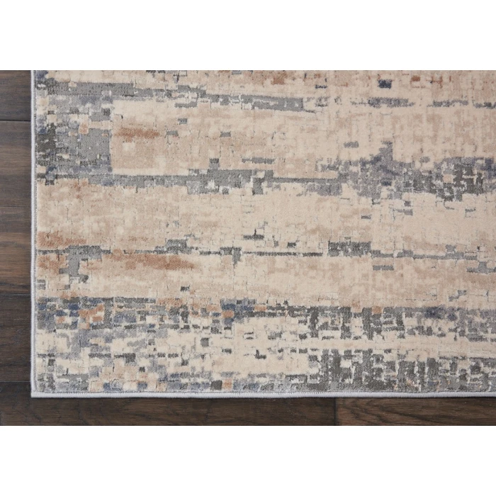 Nourison Rustic Textures Area Rug RUS04-Beige/Grey
