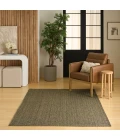 Nourison Tulum Olive TLM02 5 ft. 3 in. X 7 ft. Rect. Rug