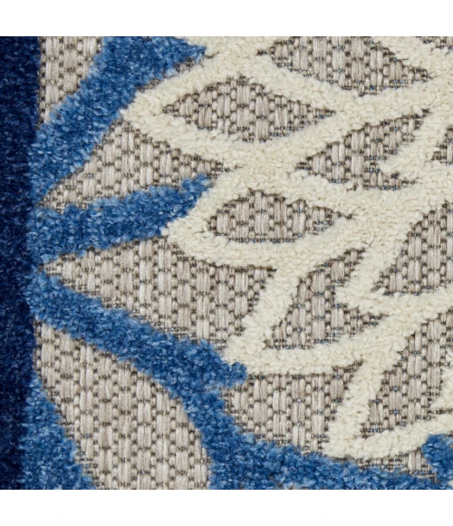 Nourison Aloha Area Rug ALH05 Blue/Multicolor 10' x 14'