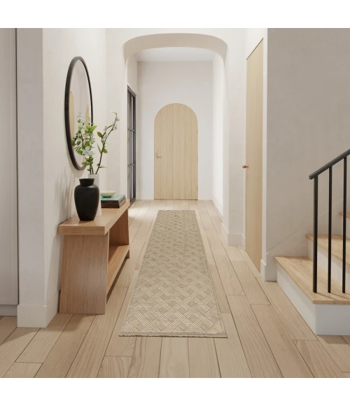 Nourison Washable Jute Natural WSJ02 6 ft. Rect. Rug