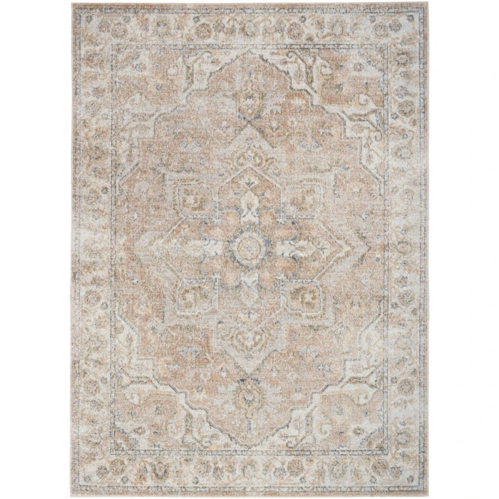 Nourison Astra Machine Washable Area Rug ASW12 Beige
