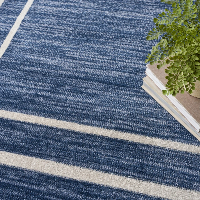 Nourison Nourison Essentials Area Rug NRE02 Navy/Ivory