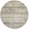 Nourison Home Twilight TWI10 Ivory 8 ft. Round Area Rug