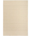 Nourison Tulum Cream TLM01 5 ft. 3 in. X 7 ft. Rect. Rug