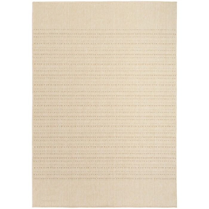 Nourison Tulum Cream TLM01 5 ft. 3 in. X 7 ft. Rect. Rug