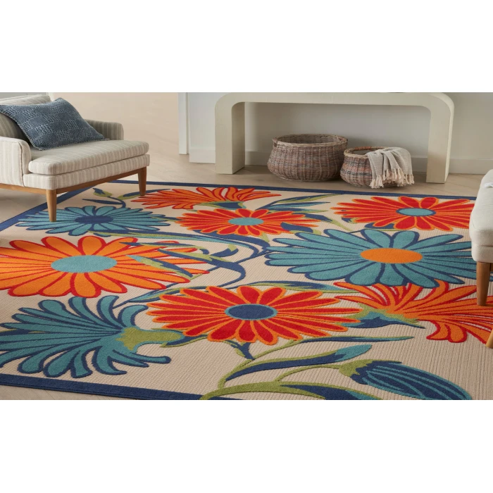 Nourison Aloha Multicolor ALH33 12 ft. X 15 ft. Rectangle Rug
