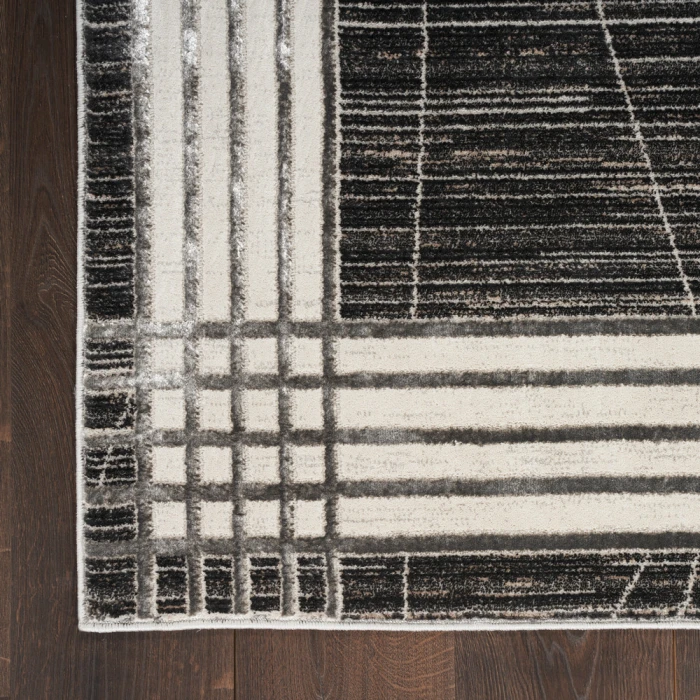 Nourison Desire Area Rug DSR01 Charcoal/Silver