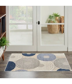 Nourison Home Aloha ALH29 Blue Grey 2 ft. 8 in. X 4 ft. Area Rug