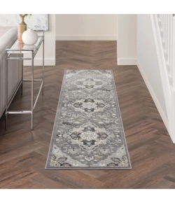 Nourison Home Elation ETN09 Grey 2 ft. 3 in. X 7 ft. 6 in. Area Rug