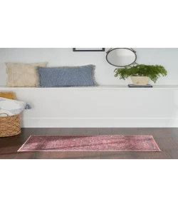Nourison Home New Concept Washables SR102 Brick 3 ft. X 5 ft. Area Rug