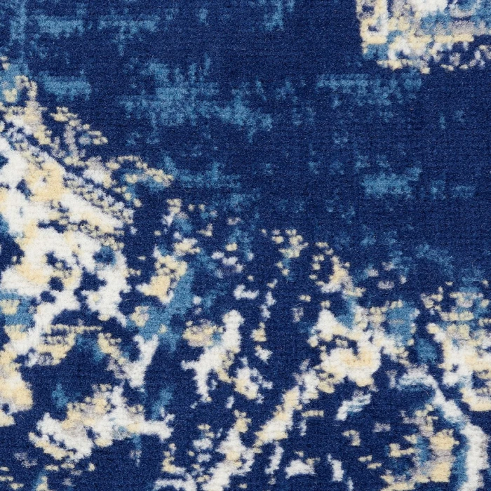 Nourison Grafix Area Rug GRF14-Navy Blue