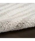 Nourison Home Modern Shag Ivory Grey MMD05 5 ft. 3 in. X 7 ft. Rectangle Rug